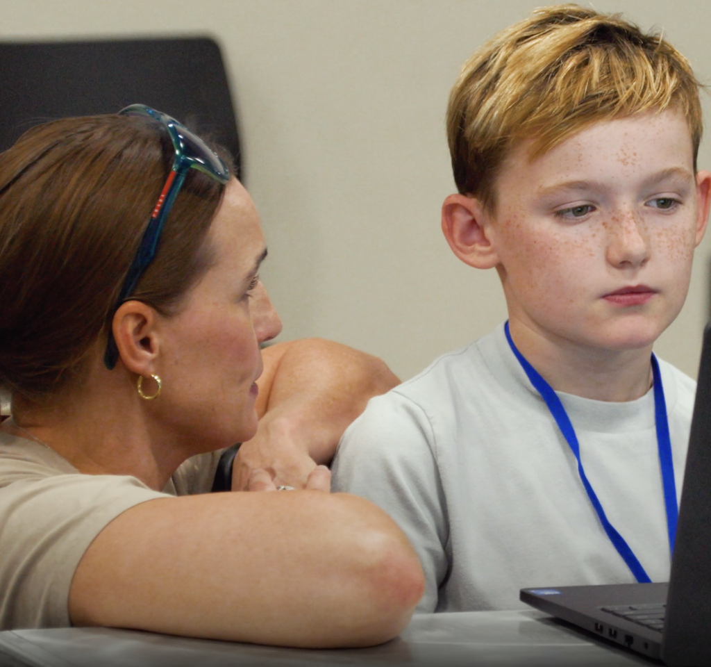 Novatio students in a virtual classroom